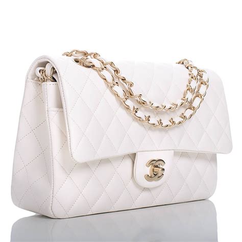 chanel sling bag white